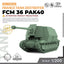 SSMODEL SS200656 1/200 Military Model Kit France FCM 36 PAK40 Tank Destroyer
