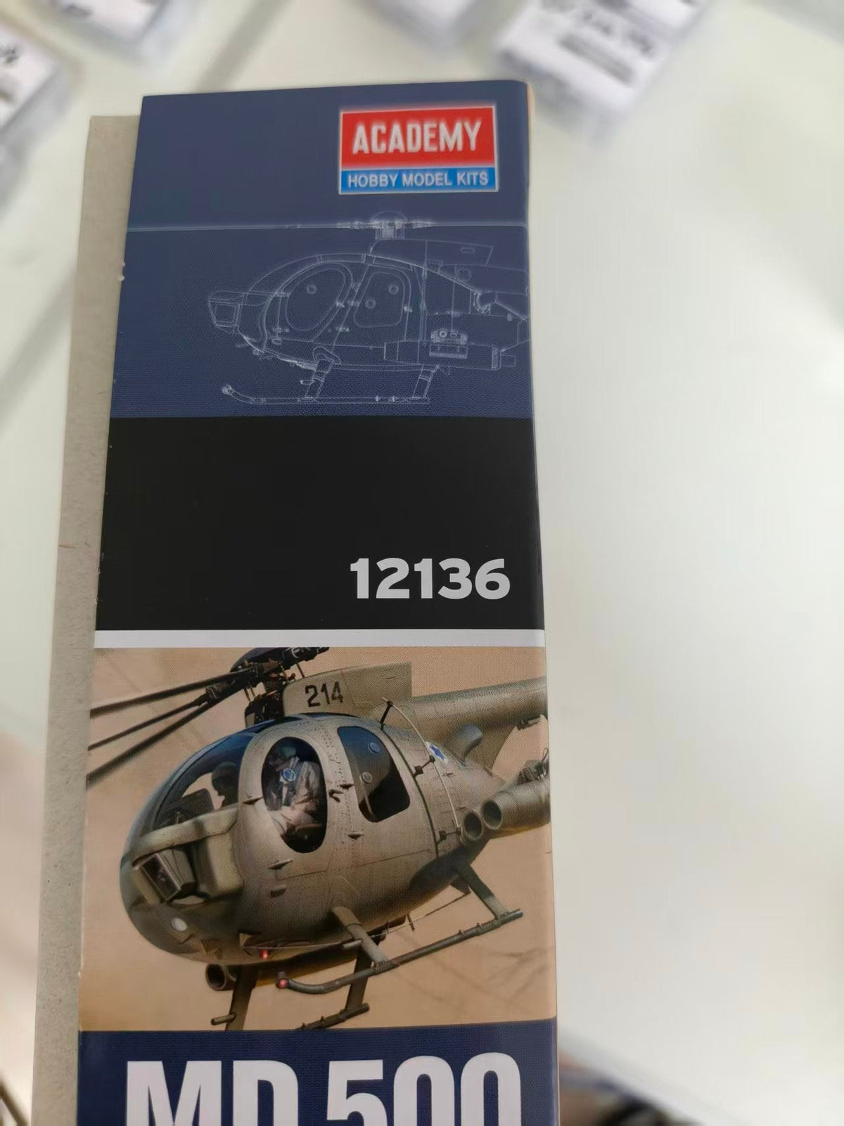 Academy AC12136 1/35 MD500 Defender `IDF`Fighter Assembly Aircraft Model Kit Main image