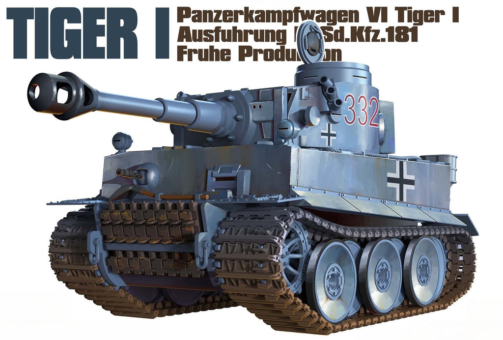 Tiger Model 502 TIGER I Panzerkampfwagen VI Tiger I Ausfuhrung Sd.Kfz.181Fruhe