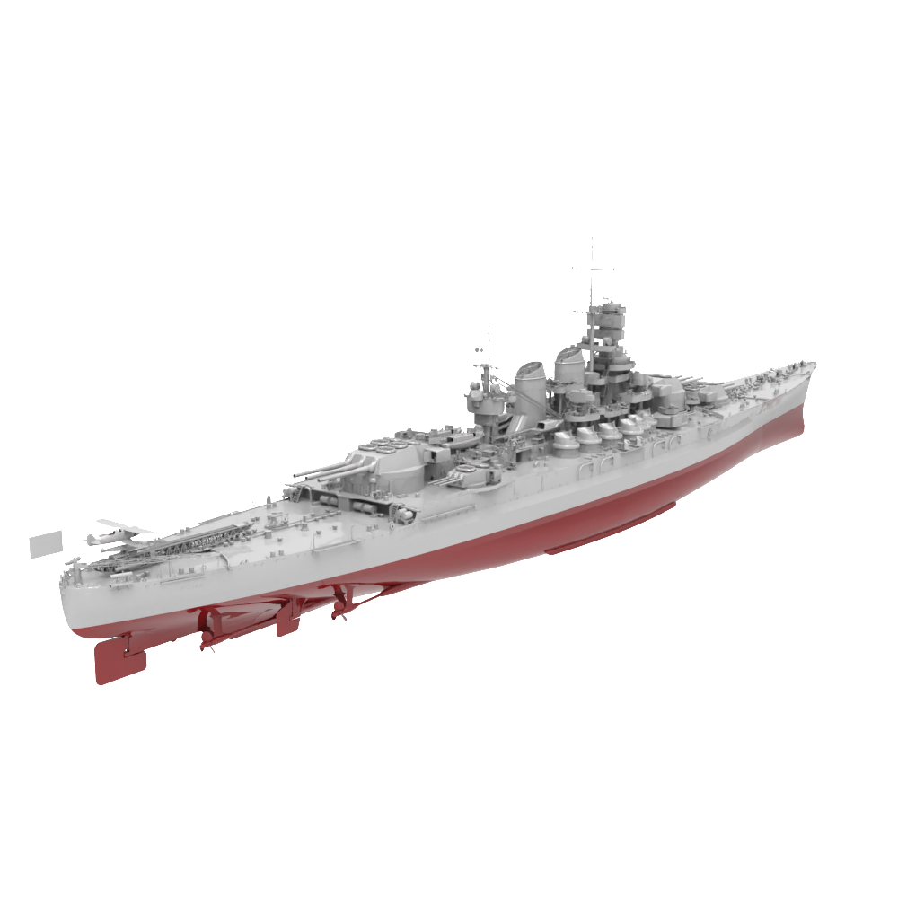 RHWS044S   Military Model Kit Full Hull  Italy RN Roma Battleship Secondary image