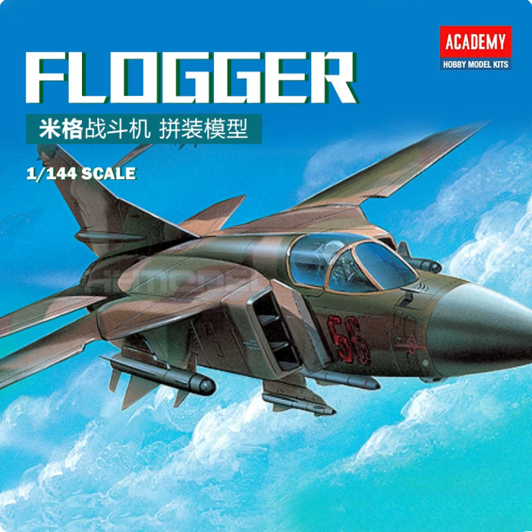 ACADEMY 12614 1/144 Mig-23 Frogger model kit — scale model kit
