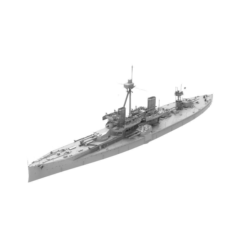 RHWS041  Military Model Kit Water Line British HMS Dreadnought Main image