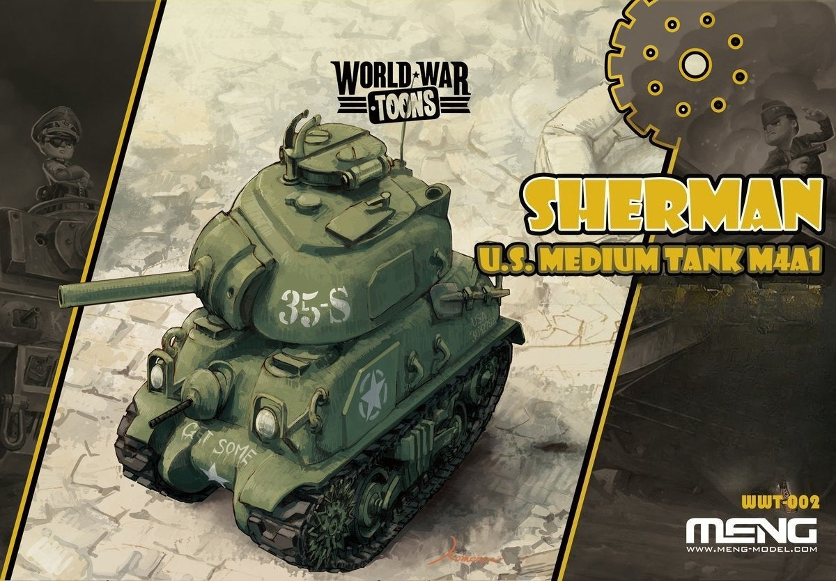 MENG WWT-002 U.S Medium Tank M4A1 Sherman[Q Edition] Main image