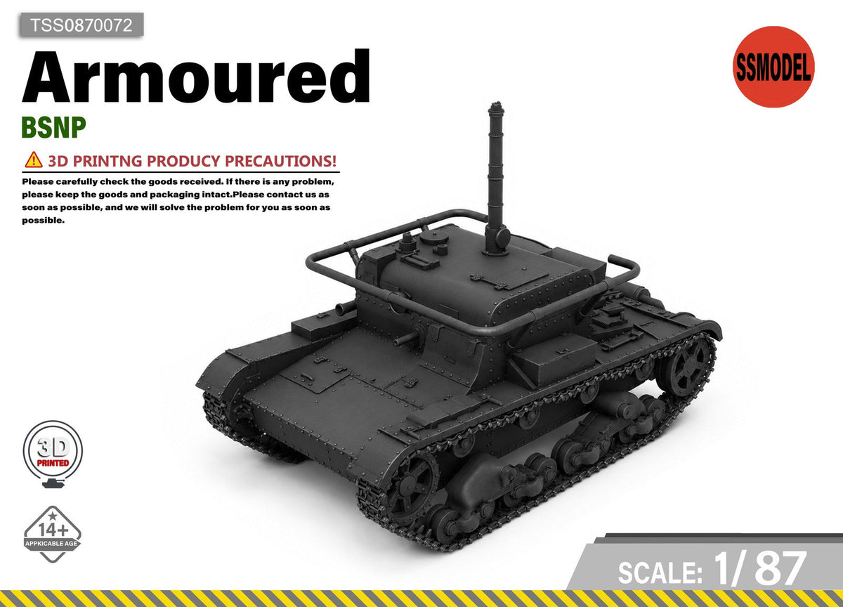 SSMODEL 1/87 UK tank Resin Model Kit TSS0870072 Main image
