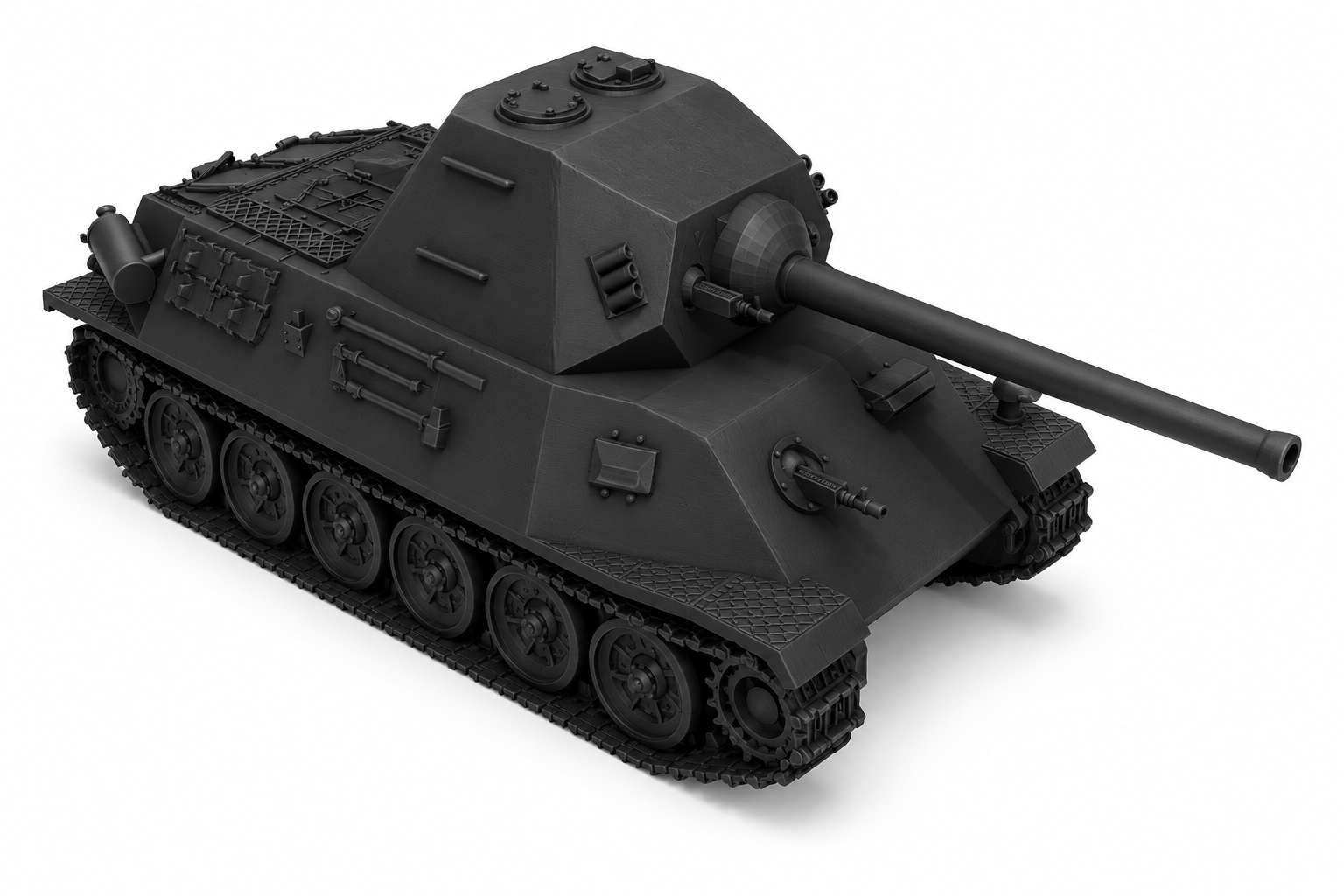 SSMODEL 1/76 Škoda T-25 Tank Resin Model Kit TSS0760565 Secondary image