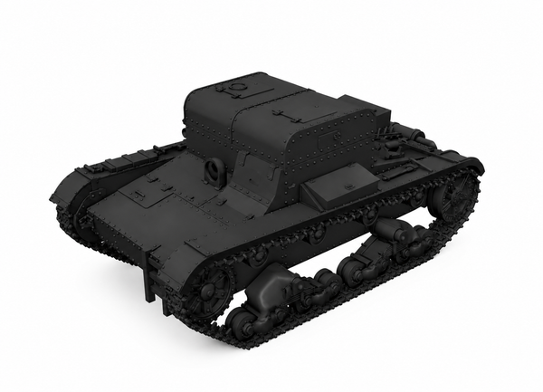 SSMODEL 1/120 T-26T tank Resin Model Kit TSS1200079