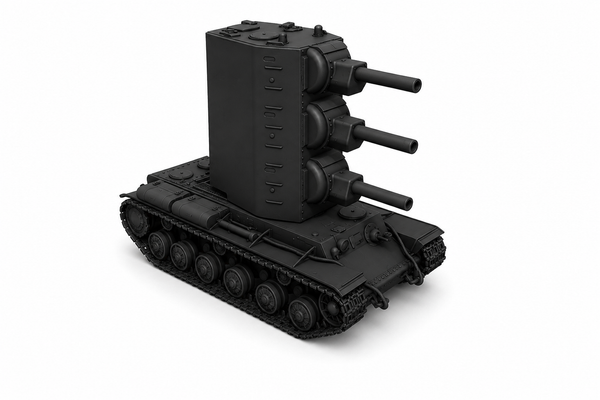 SSMODEL 1/87 KV-2-2-2 Funny Fictional Tank Resin Model Kit TSS0870498