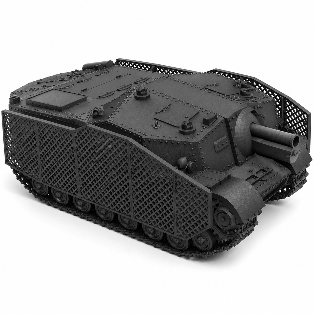 SSMODEL 1/160 43M Zrinyi II tank Resin Model Kit TSS1600190