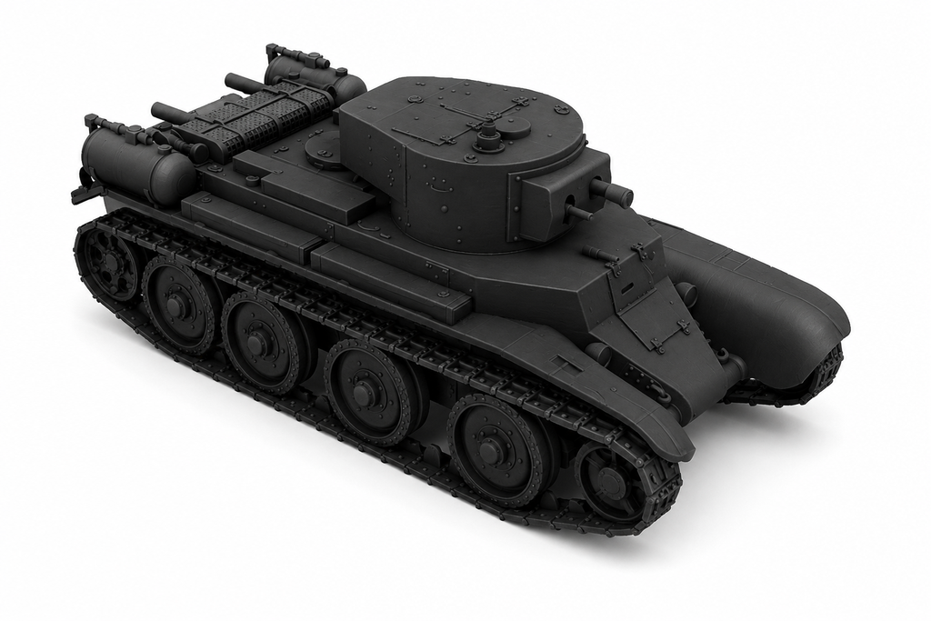 SSMODEL 1/76 KhBT-7 Soviet fictional tank resin model kit TSS0760525