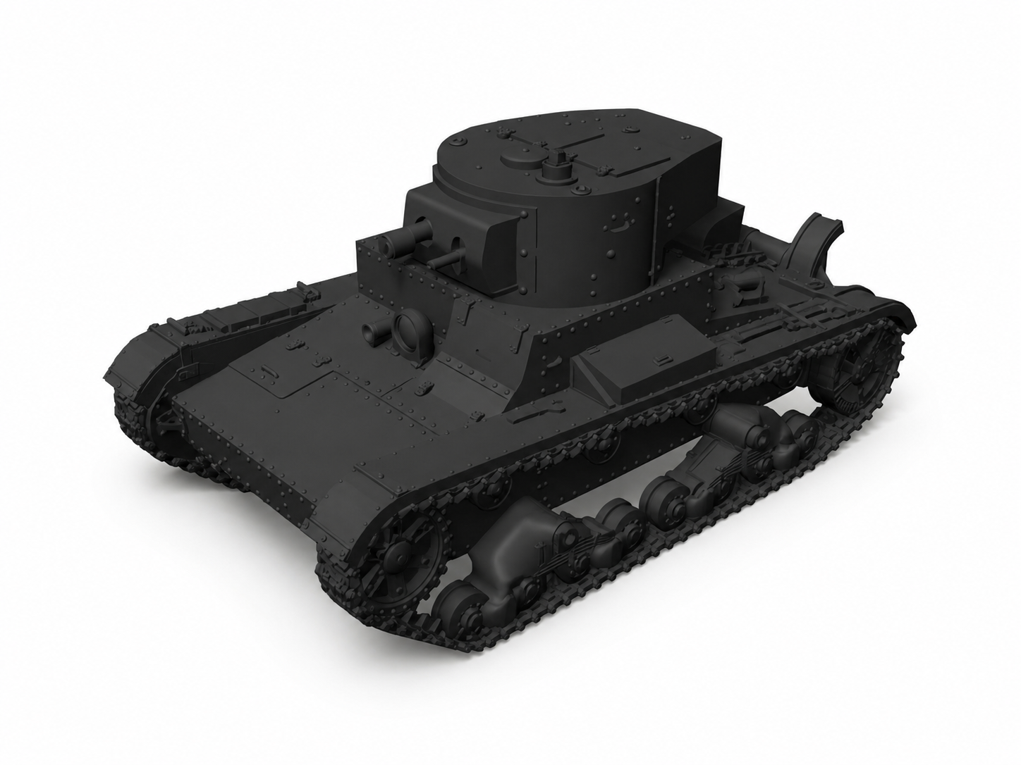 SSMODEL 1/220 KhT-130 (OT-130) tank Resin Model Kit TSS2200085 Secondary image