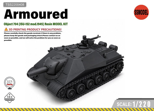 SSMODEL 1/220 Object 704 (ISU-152 mod.1945) Resin MODEL KIT TSS2200408