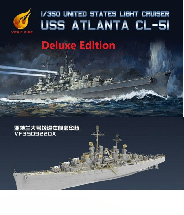 VERYFIRE VF350922DX United States Light Cruiser Uss Atlanta CL-5I Deluxe Edition Main image
