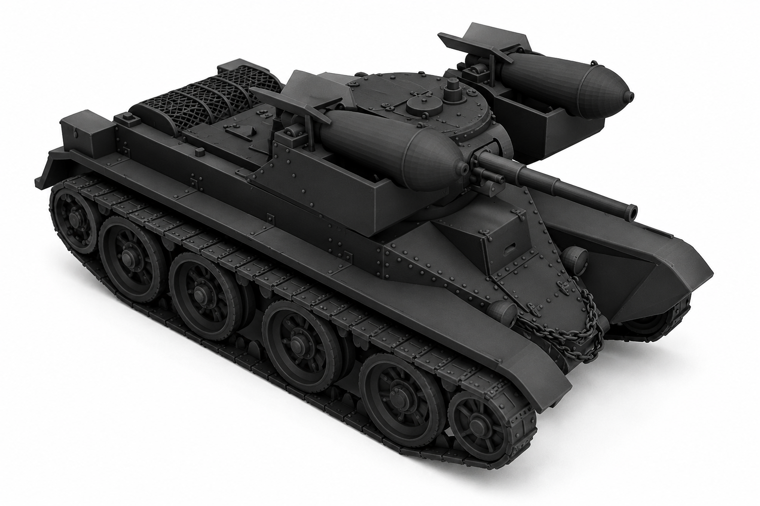 SSMODEL 1/76 RBT-5 Tank Resin Model Kit TSS0760573 Secondary image