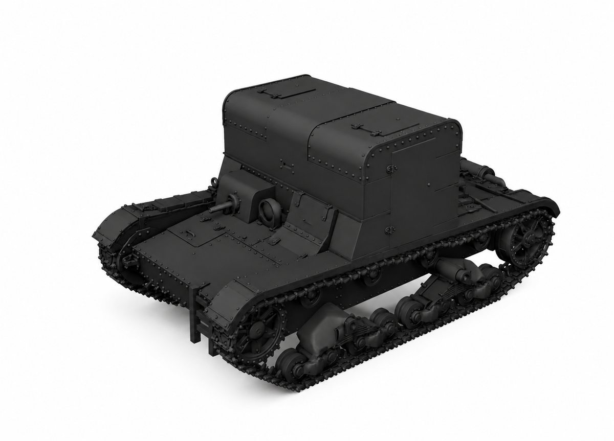 SSMODEL 1/56 TP-26 tank Resin Model Kit TSS0560075 — detail view 2