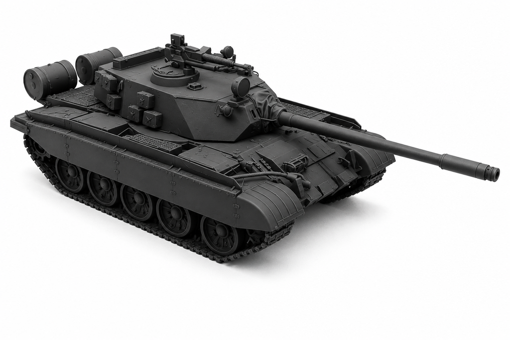 SSMODEL 1/76 T-55-100 fictional Cuban Coldwar tank resin model kit TSS0760481