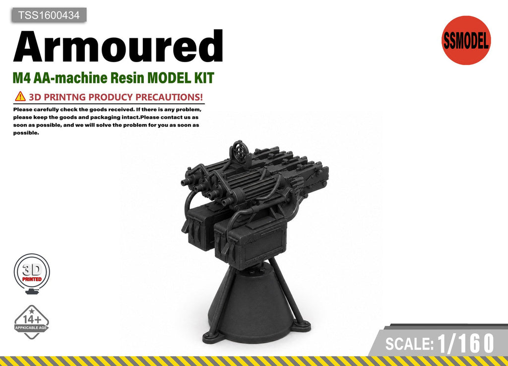 SSMODEL 1/160 M4 AA-machine Resin MODEL KIT TSS1600434
