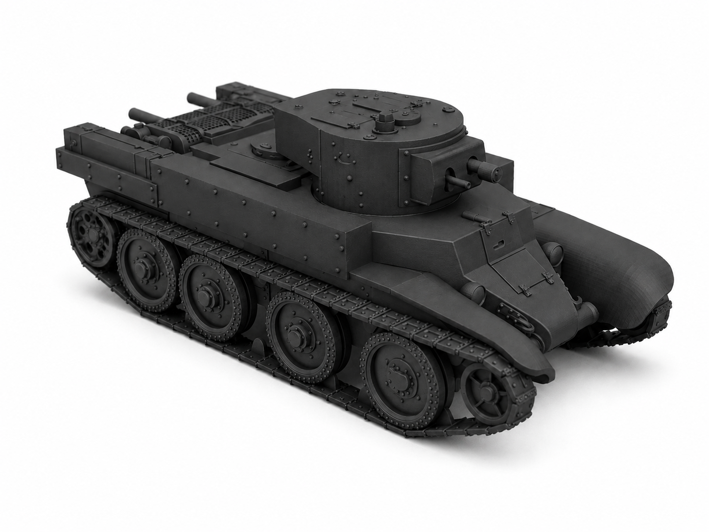 SSMODEL 1/76 KhBT-7 Soviet flamethrower tank Resin Model Kit TSS0760095 Secondary image