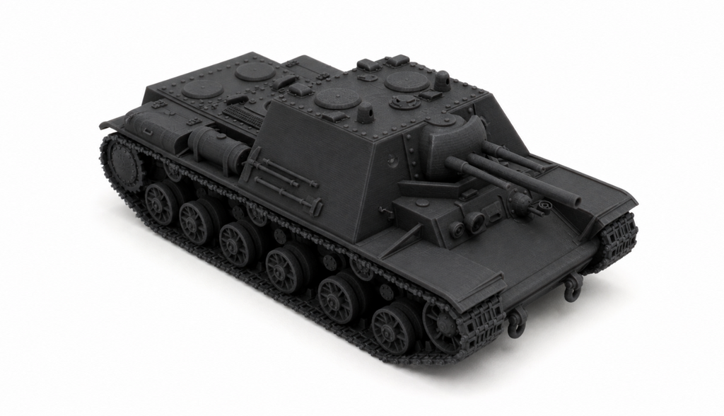 SSMODEL 1/76 KV-7 Soviet Propelled Artillery Tank Resin Model Kit TSS0760128
