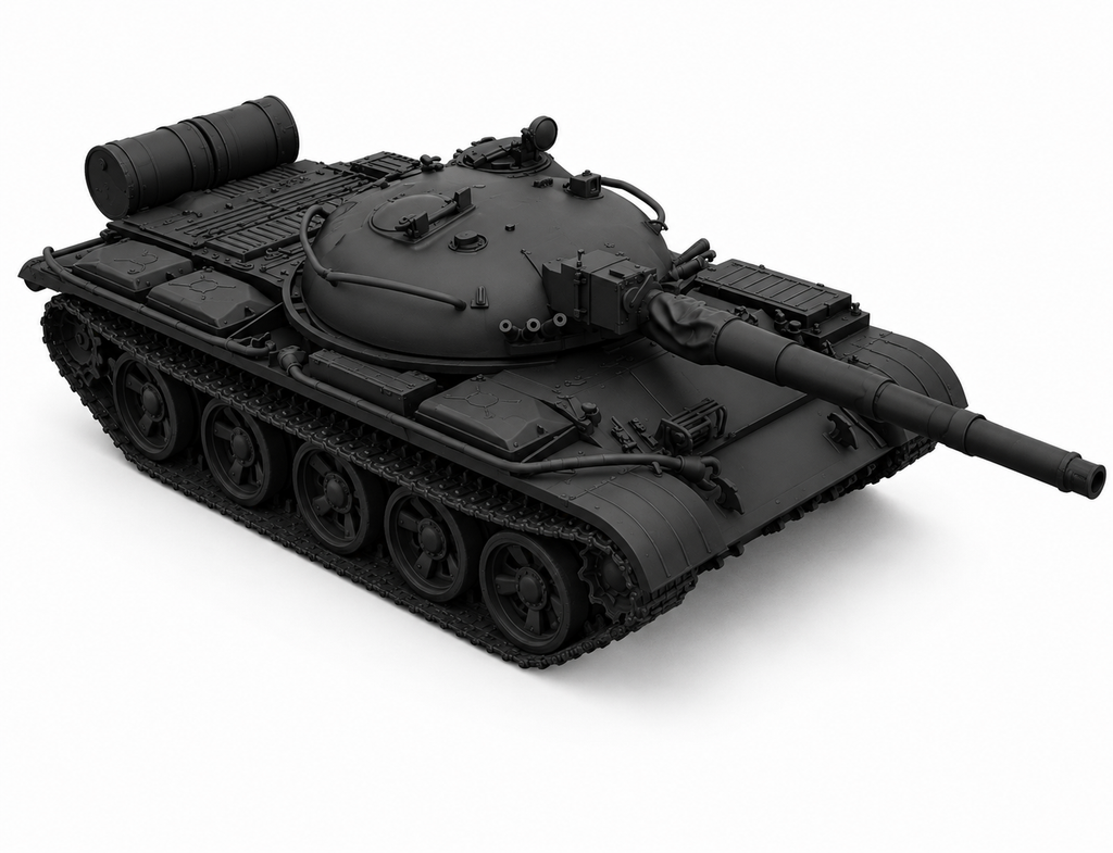 SSMODEL 1/120 T62 CN 120 GIAT French Main Battle Tank Resin Model Kit TSS1200355