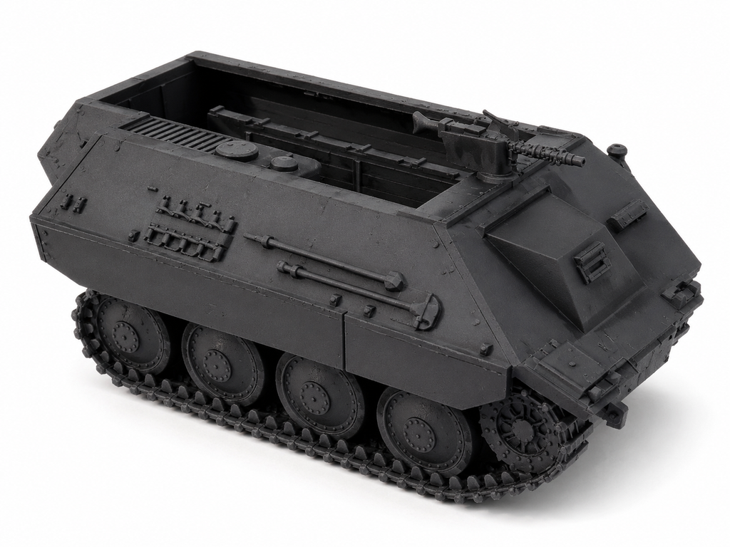 SSMODEL 1/160 Vollkettenaufklarer 38(t) Katzchen tank Resin Model Kit TSS1600188