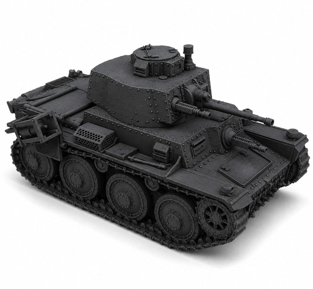 SSMODEL 1/100 Pz.Kpfw. 38 (t) mit Wurfrahmen 40 German WWII tank Resin Model Kit