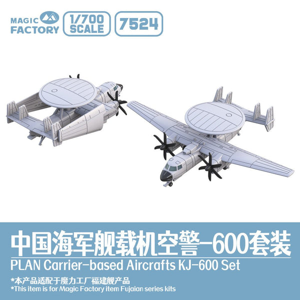 1/700 7524 Navy 3D-Printed KJ-600 Set (1x Folded Wings + 1x Extended Wings)