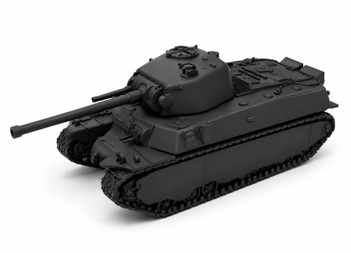SSMODEL 1/220 M6 Heavy Tank Resin MODEL KIT TSS2200220 — detail view 2
