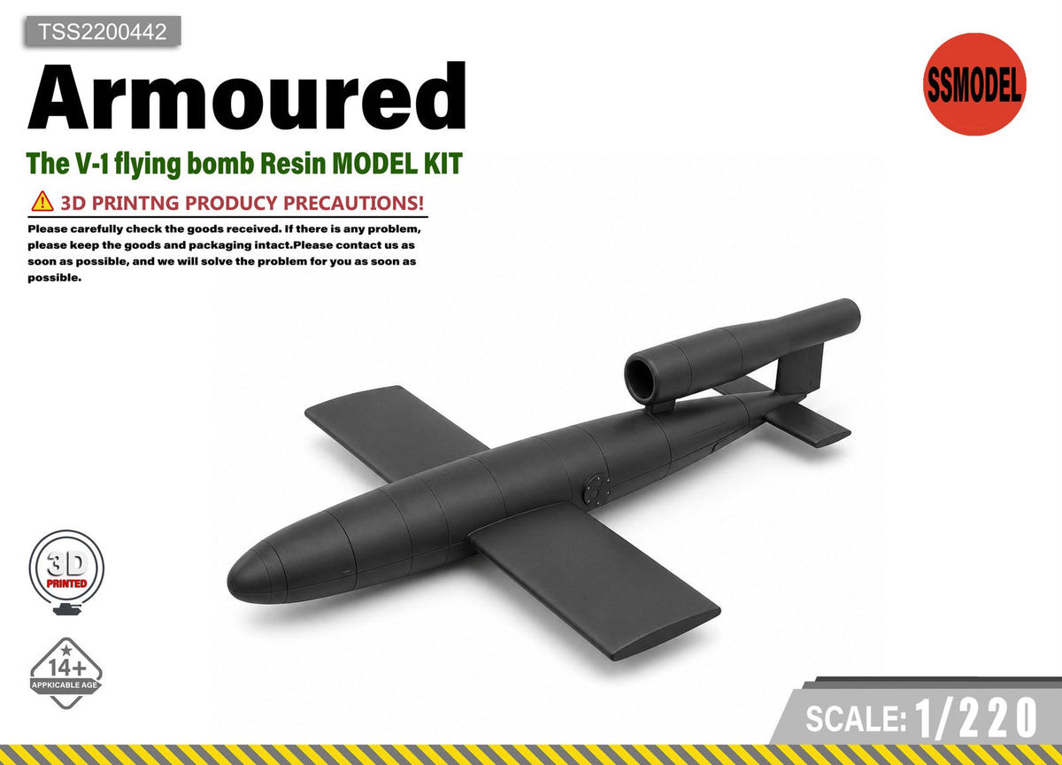 SSMODEL 1/220 The V-1 flying bomb Resin MODEL KIT TSS2200442 Main image