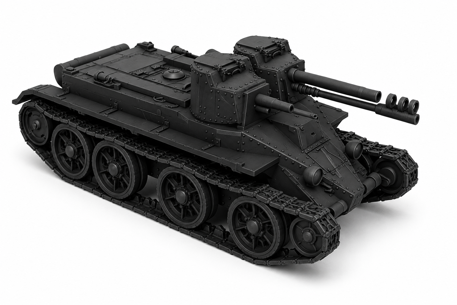 SSMODEL 1/76 BT-4-76 Soviet Fictional Tank Resin Model Kit TSS0760488 Secondary image