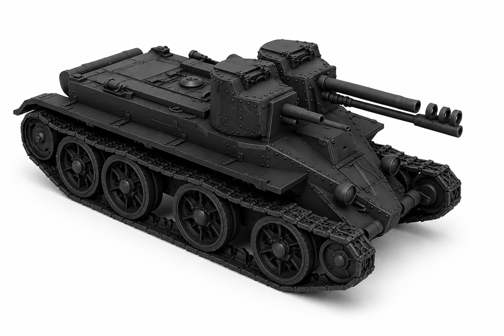 SSMODEL 1/76 BT-4-76 Soviet Fictional Tank Resin Model Kit TSS0760488