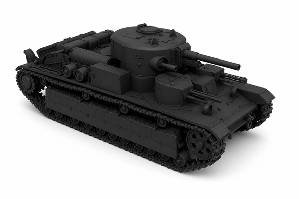 SSMODEL 1/76 KhT28 Soviet fictional flamethrower tank resin modelkit TSS0760499