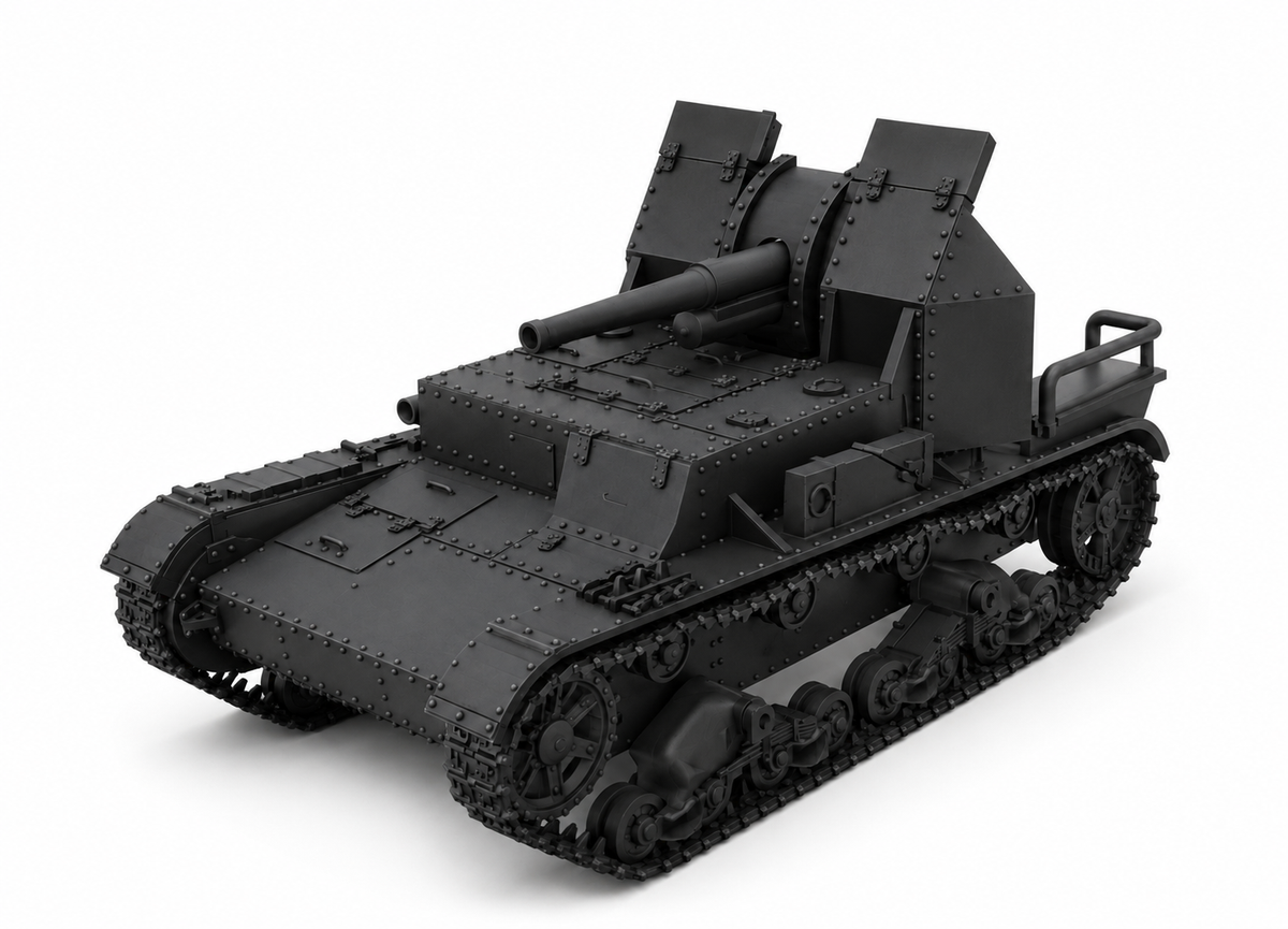 SSMODEL 1/72 SU-5 tank Resin Model Kit TSS0720080 — detail view 2