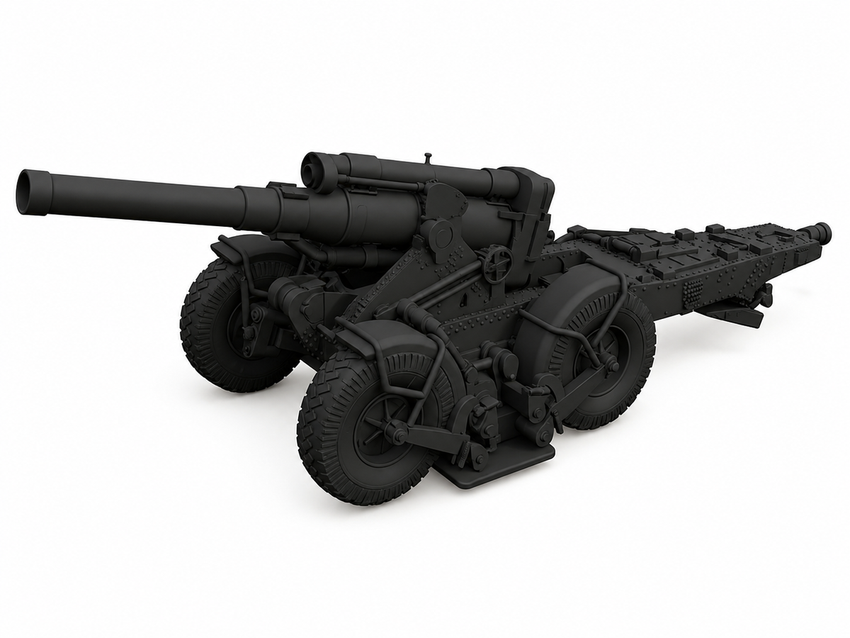 SSMODEL 1/76 203mm B-4M Howitzer Resin Model Kit TSS0760295 — detail view 2