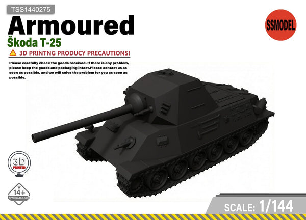 SSMODEL 1/144 T-25 tank Resin Model Kit TSS1440275