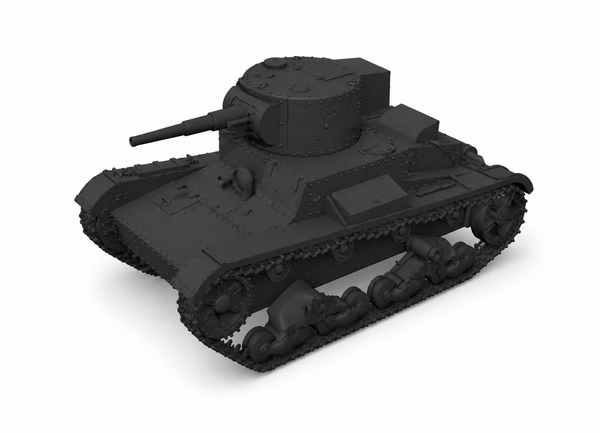 SSMODEL 1/87 T-26 mod. 1933 with Mariupol turret Resin Model Kit TSS0870053