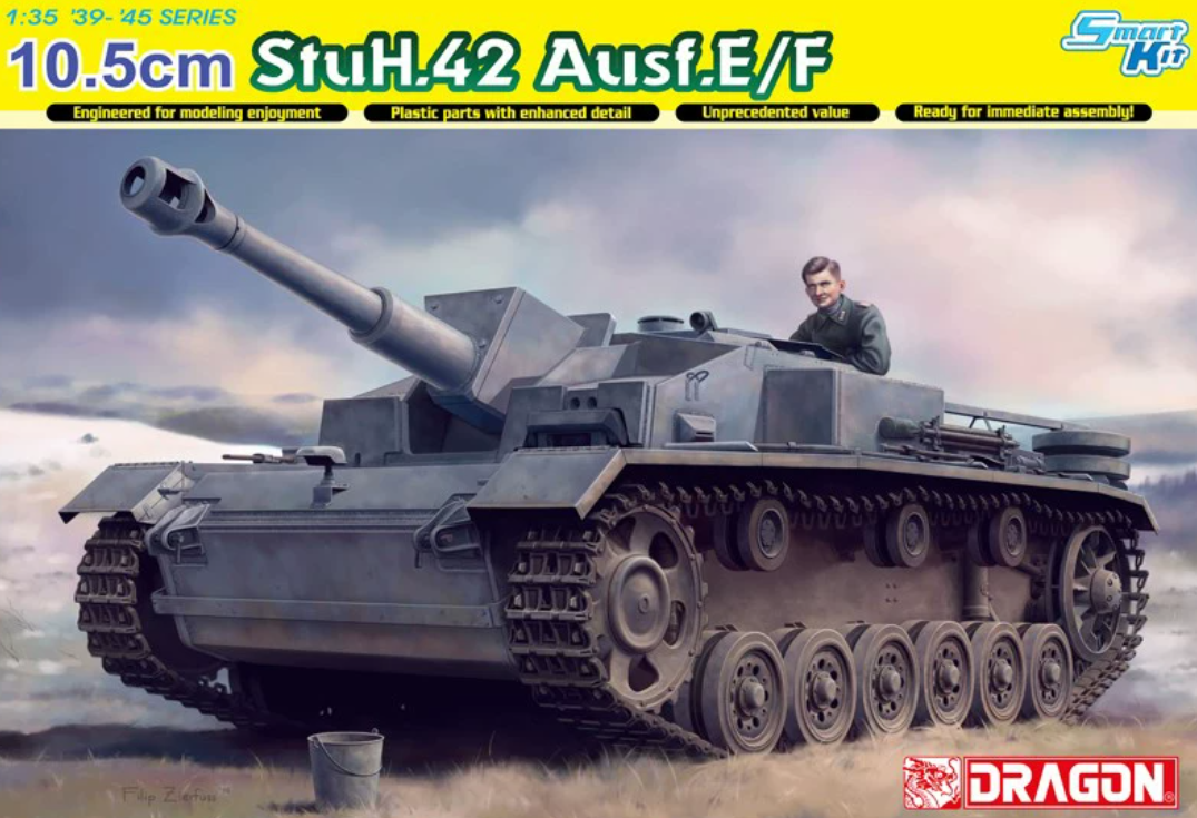 Dragon 6834 1/35 10.5cm StuH.42 Ausf.E/F Model kit Main image