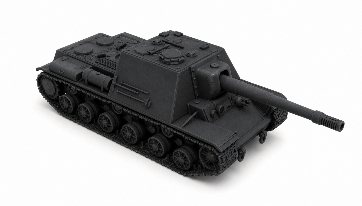 SSMODEL 1/120 U-18 Soviet experimental tank resin model kit TSS1200129 Secondary image
