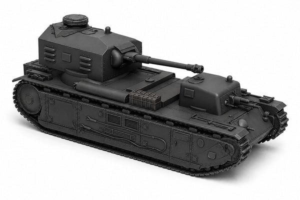 SSMODEL 1/220 Pz.Kpfw.F2 750(f)German supergeavy tank resin model kit TSS2200477