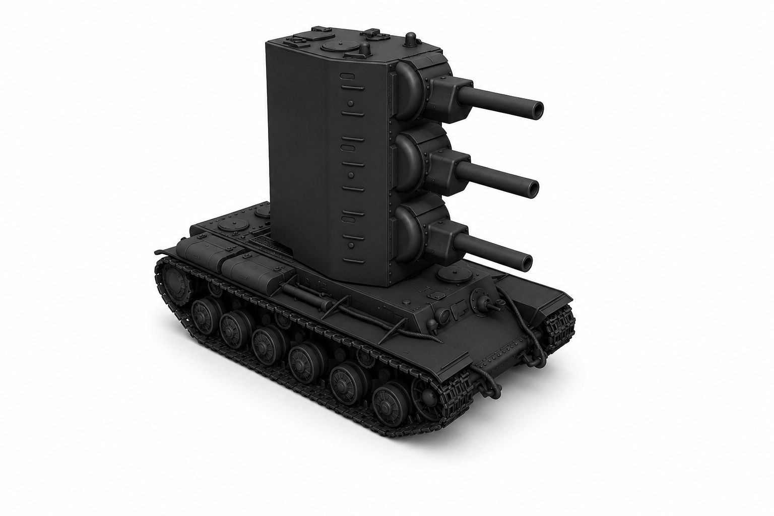 SSMODEL 1/76 KV-2-2-2 Funny Fictional Tank Resin Model Kit TSS0760498 Secondary image