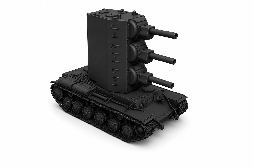 SSMODEL 1/76 KV-2-2-2 Funny Fictional Tank Resin Model Kit TSS0760498