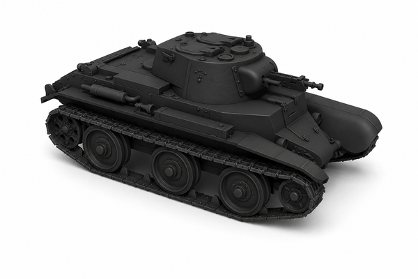 SSMODEL 1/76 BT-10R Soviet fictional recon tank resin model kit TSS0760496