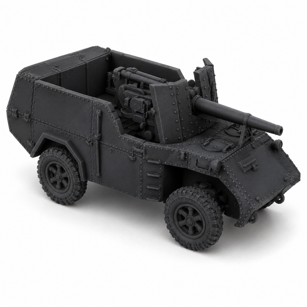 SSMODEL 1/120 Semovente Ruotato da 90/52 Breda 501 Resin Model Kit TSS1200562