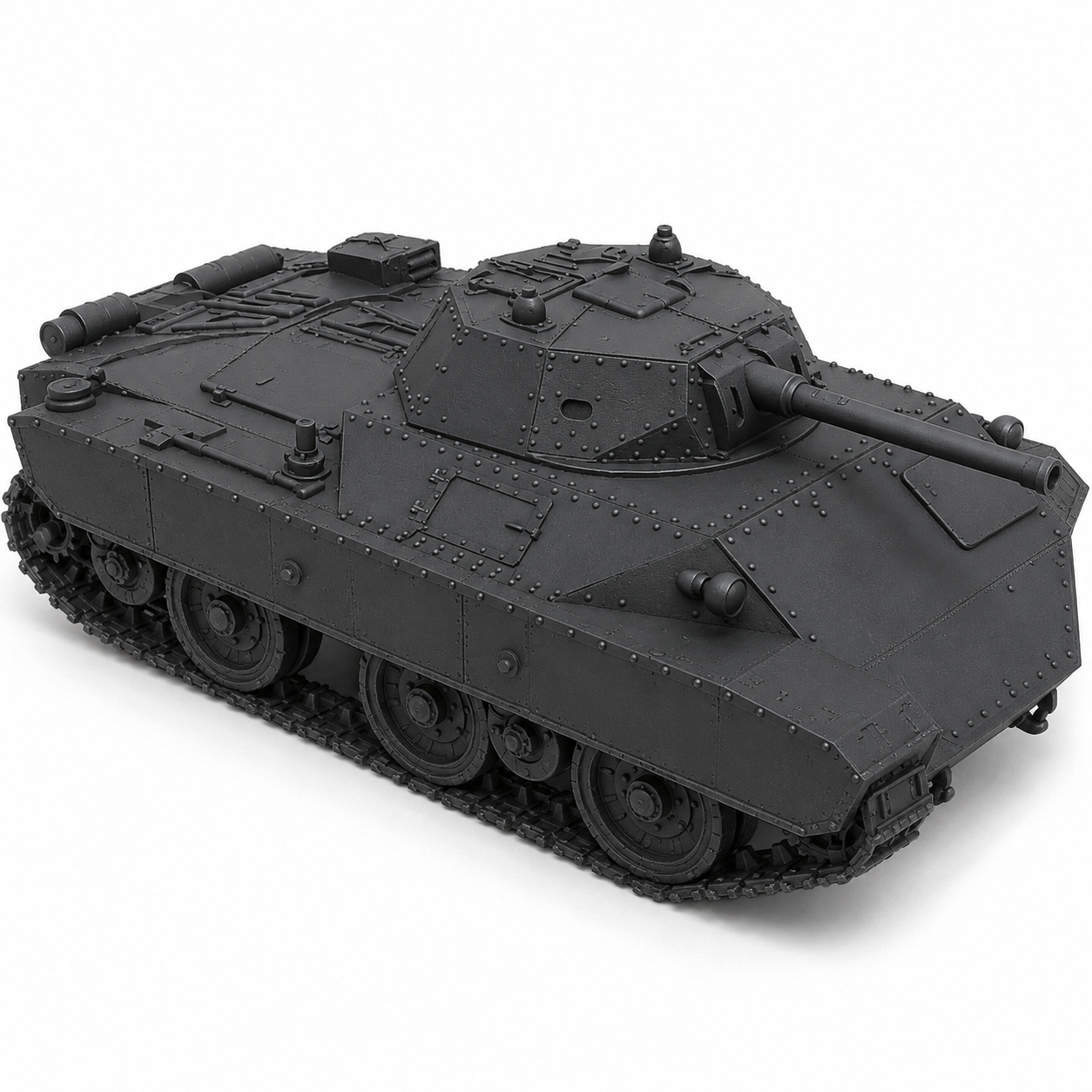SSMODEL 1/220 Italian light tank Resin Model Kit TSS2200268 Secondary image