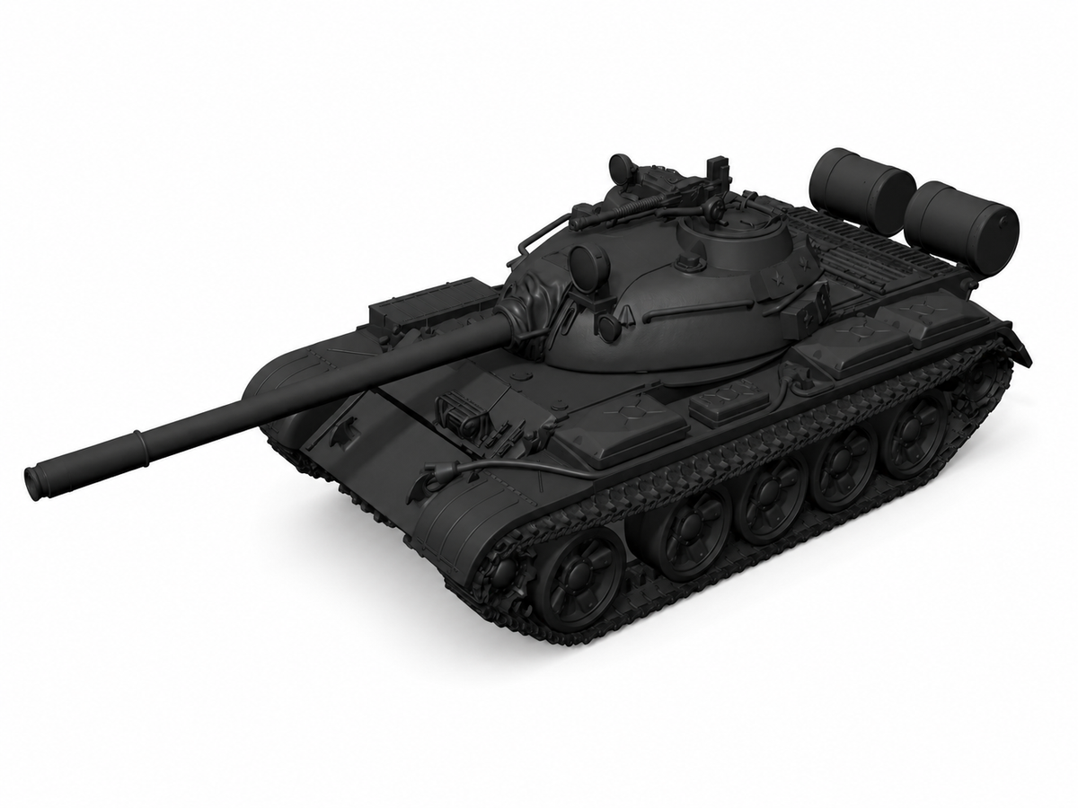 SSMODEL 1/200 T-55 Soviet tank Resin Model Kit TSS2000297 — detail view 2
