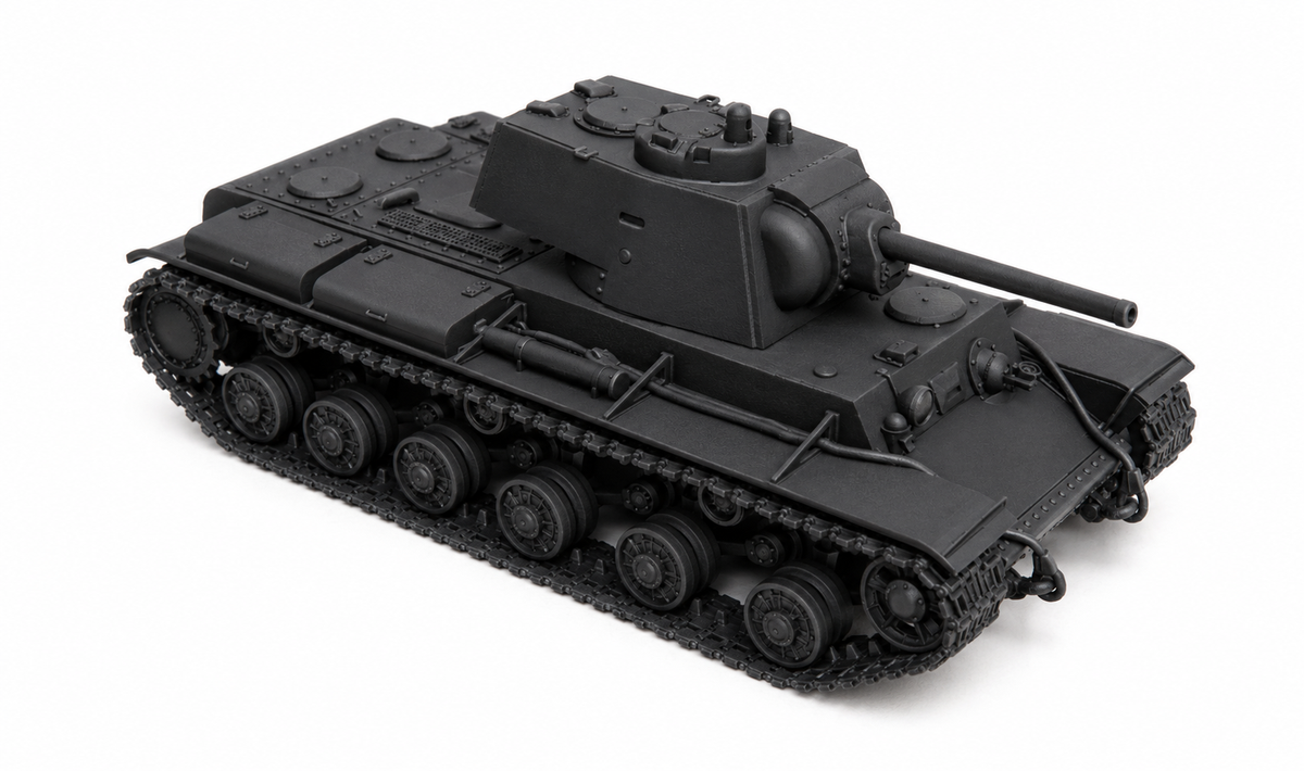 SSMODEL 1/76 KV-150 Soviet experimental heavy tank resin model kit TSS0760134 — detail view 2