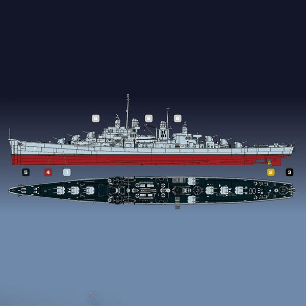 VERYFIRE VF350922 1/350 United States Light Cruiser Uss Atlanta CL-5I Model Kit