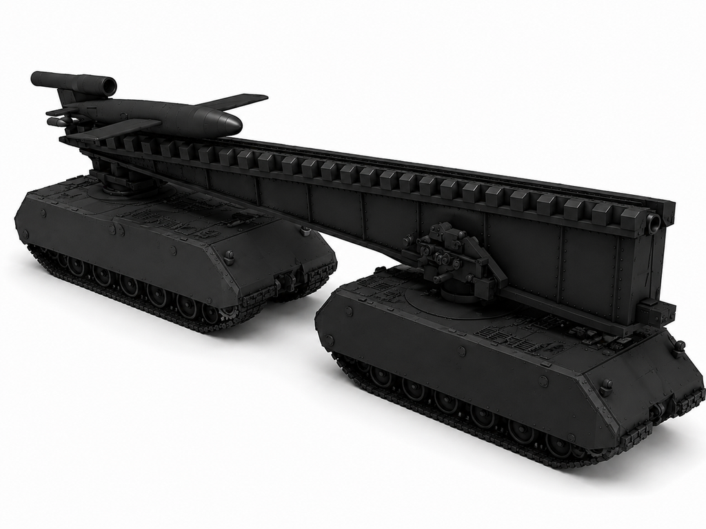 SSMODEL 1/160 V-1 V-1 auf Maus Ausf.B German missile resin model kit TSS1600338
