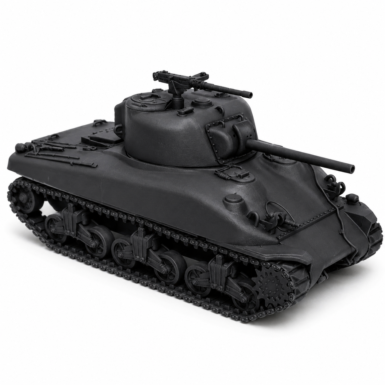 SSMODEL 1/200 M4A1 Sherman Middle US Medium Tank Resin MODEL KIT TSS2000204 Secondary image