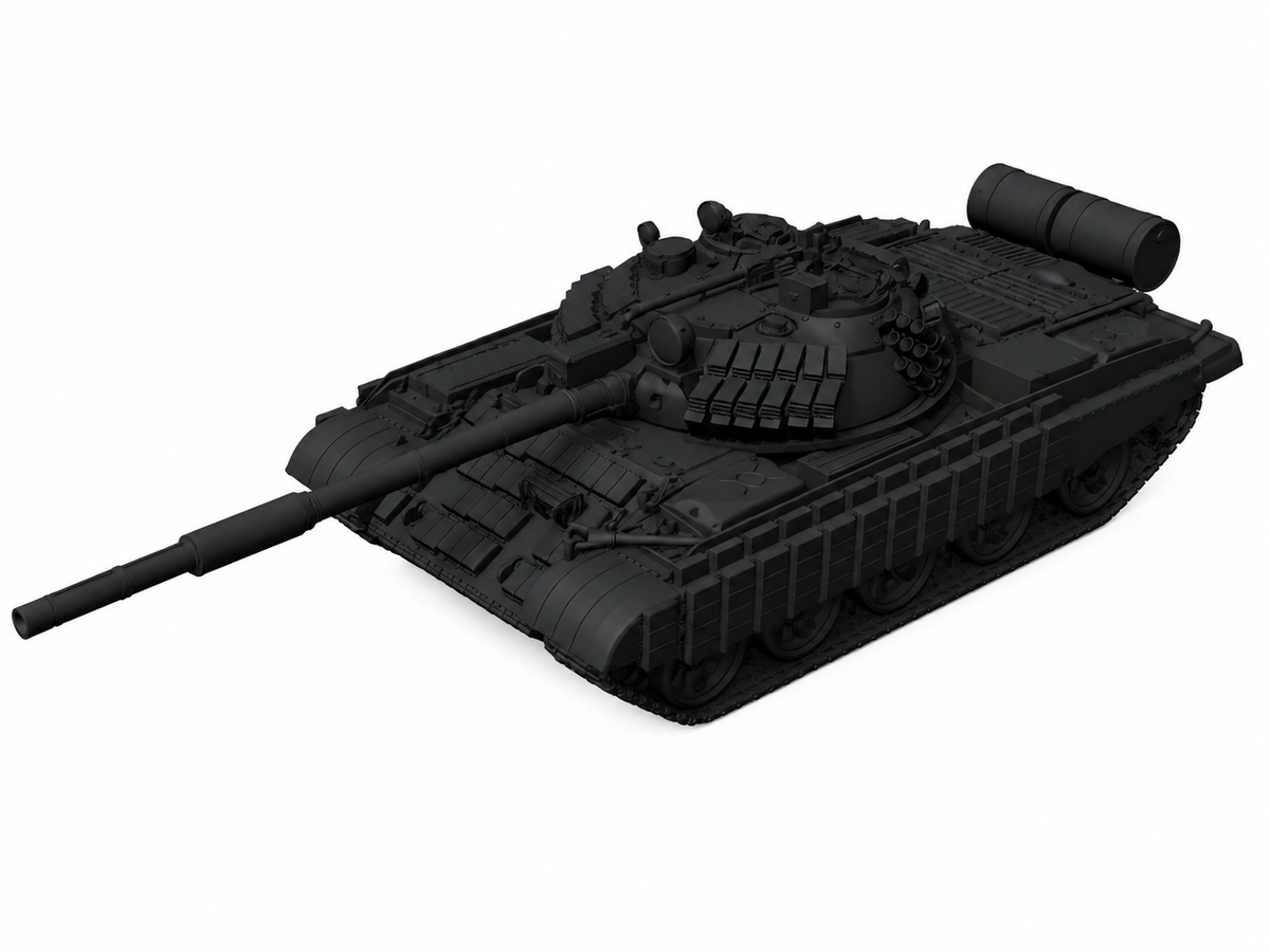 SSMODEL 1/200 T-62MV Soviet coldwar MBT Resin Model Kit TSS2000285 — detail view 2