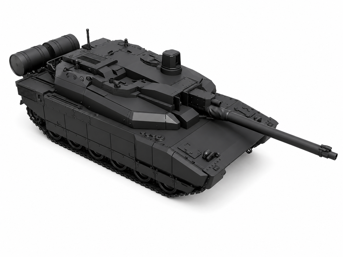 SSMODEL 1/76 Leclerc Series XXI French MBT Tank Resin Model Kit TSS0760352 — detail view 2